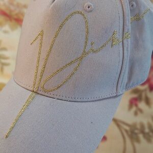 Elegant Gold Embroidered Women's Cap